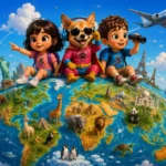 SuperJackie, Gabi, and Max exploring the world together through travel, culture, and adventure.