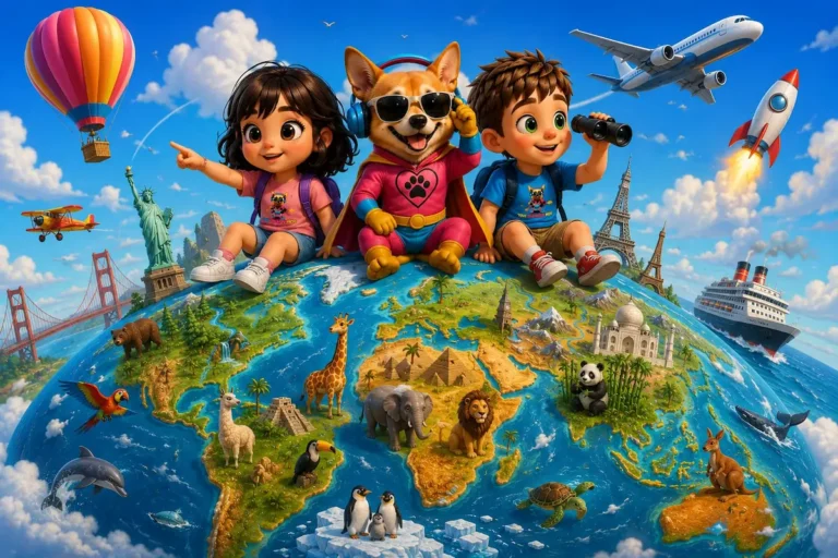 SuperJackie, Gabi, and Max exploring the world together through travel, culture, and adventure.